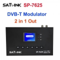 Original Satlink SP-7625 DVB-T Modulator Route DVB-T modulator AV Router DM Modulator DVB-T AV HD Digital RF Modulator 2 in 1