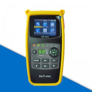 Original Satlink WS-6933 DVB-S2 Satfinder FTA C&KU Band Digital Satellite Finder 2.1 inch LCD Display DVB S2 Sat Meter WS 6933