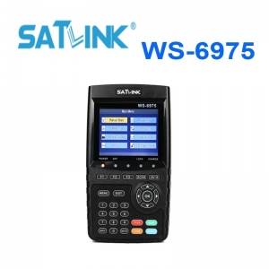 Satlink WS-6975 DVB-T DVB-T2 Finder MPEG-2 MPEG-4 H.265 3.5inch High Definition TFT LCD Screen than WS-6905