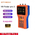 GTMEDIA V8 Finder Pro2 Satellite Finder DVB-S2X/S2/S/T2/T/C MPEG-2/4 H.264/H.265 (10 bit) VCM BISS auto roll, PowerVu auto roll